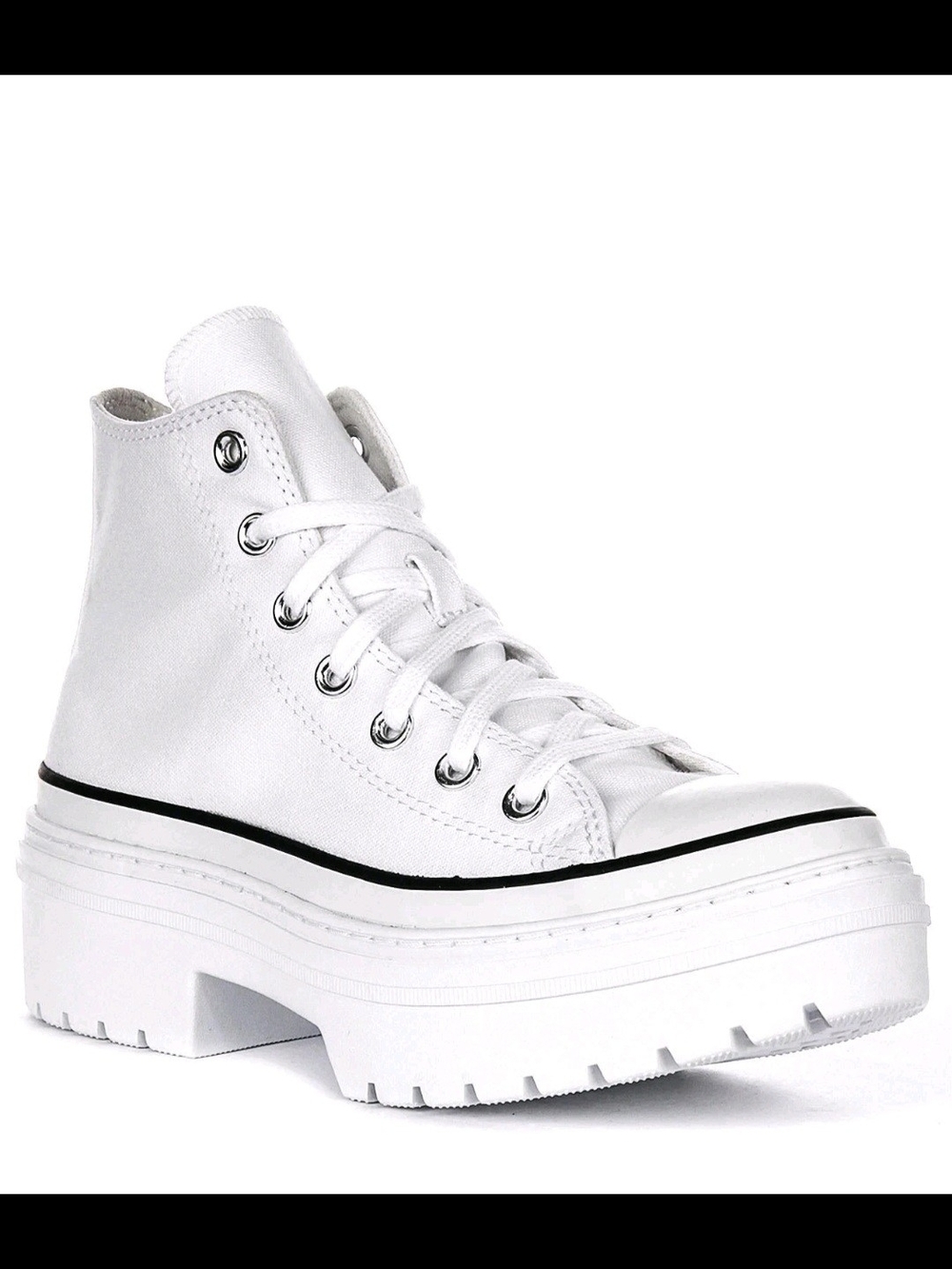 Converse Chuck Taylor All Star High Platform Women's 7.5 White - Picture 4 of 16